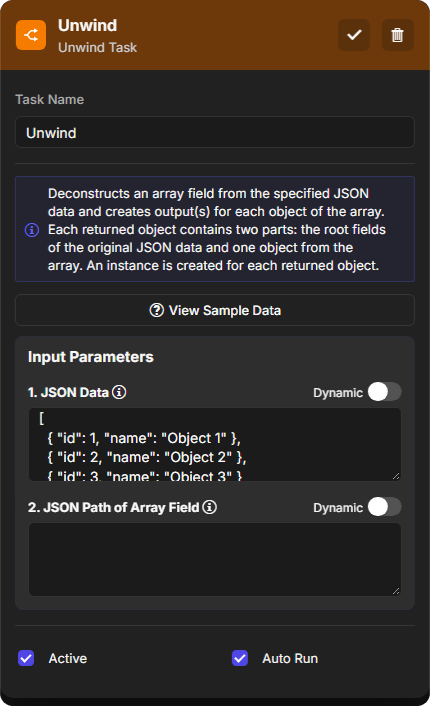 Unwind JSON Data