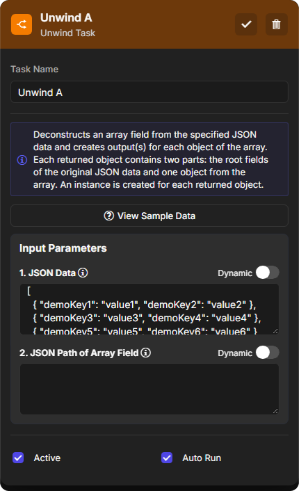Unwind A JSON Data