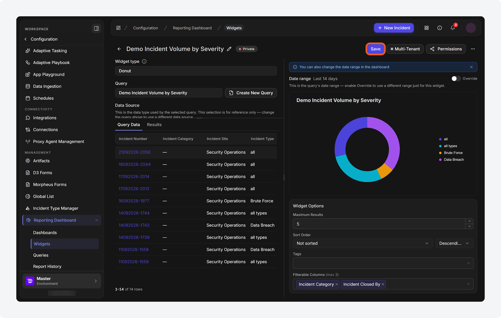 Reporting Editor Workflow