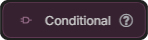 Conditional task type in the task type bar