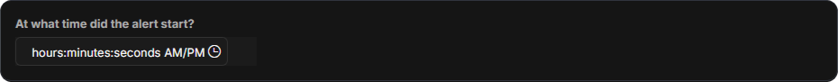 Time question