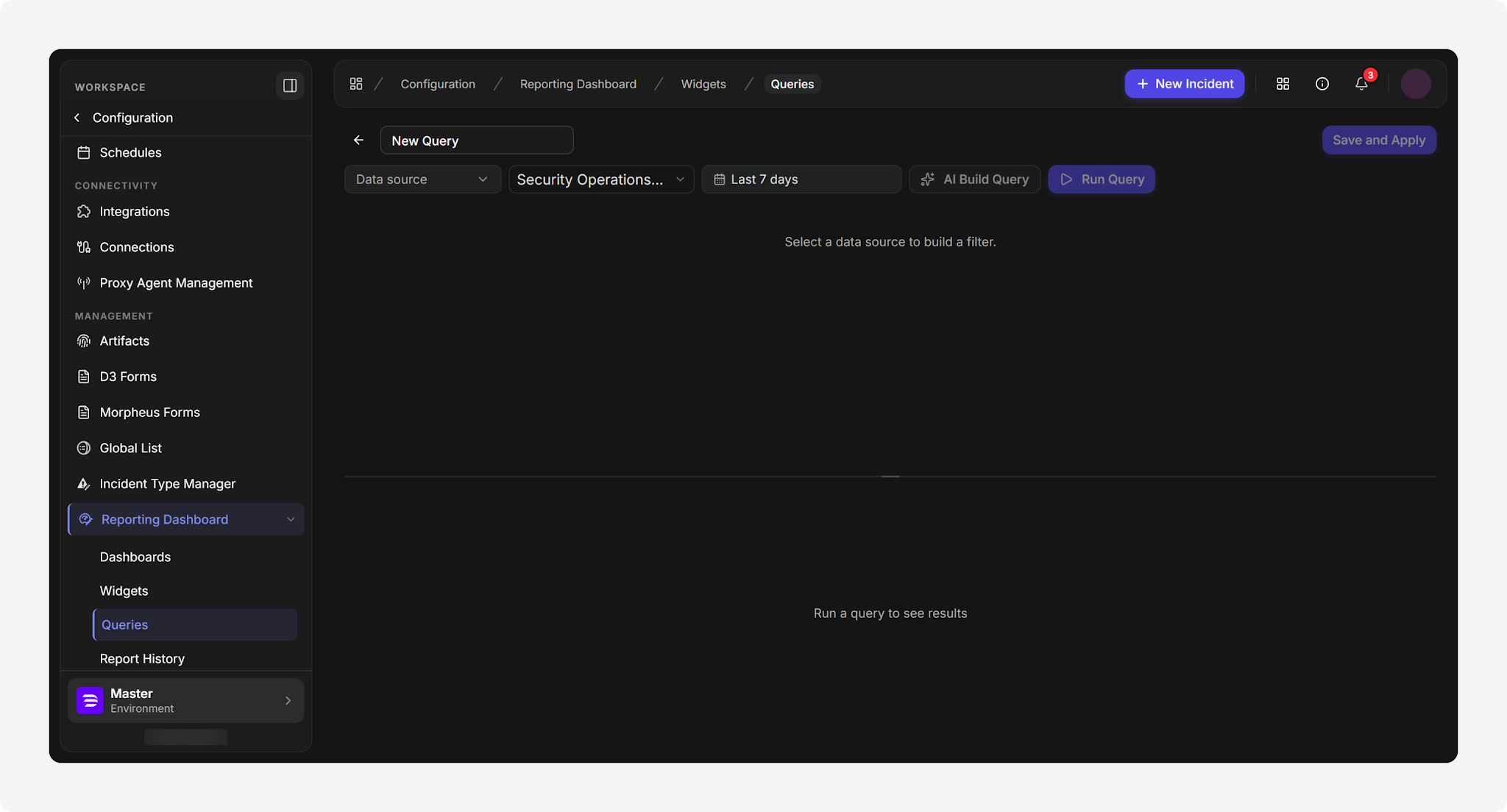 Reporting Editor Workflow