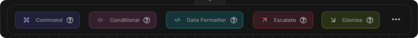 Preprocessing playbook task menu