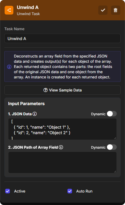 Unwind A JSON Data