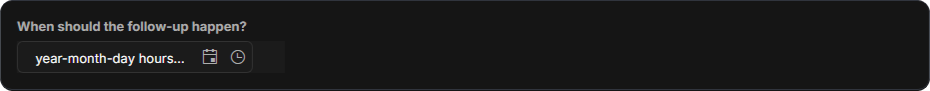 Date and Time question